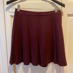 Maroon Express mini skirt - size small - never worn